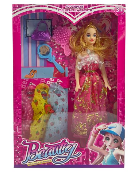 👗 دمية الأناقة Beauty Fashion Doll 🌸